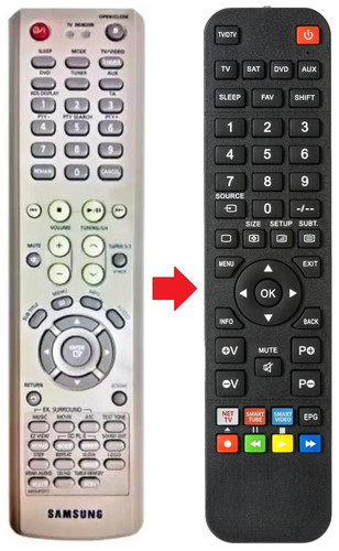 Telecomando adatto per samsung - telecomando,